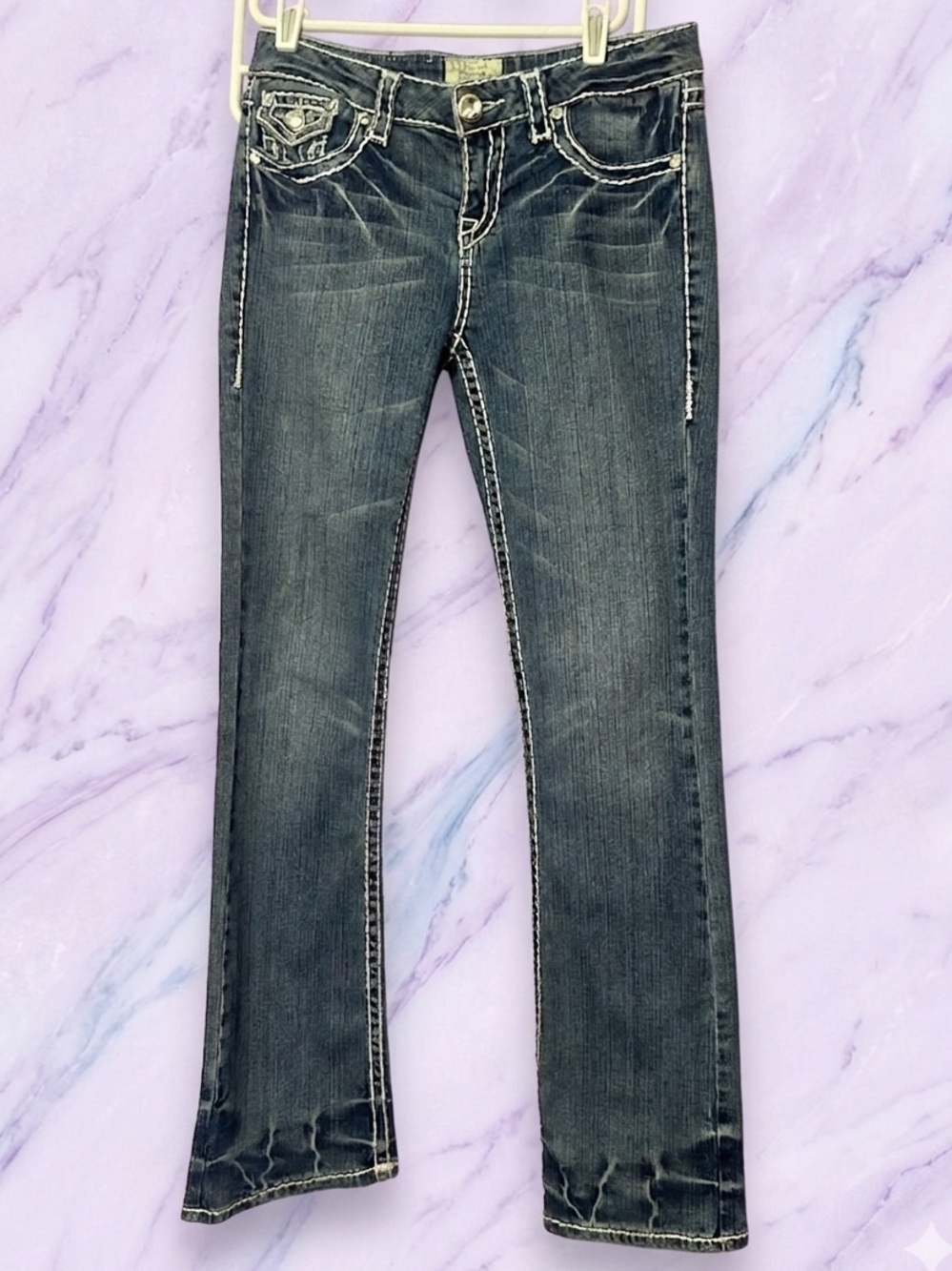 LA Idol y2k vintage bootcut jean size 7/43”